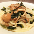 sunita's cooksnap of when they made なめことワカメの和風パスタ.