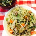マーシ☆'s cooksnap of when they made 絶品！豚ネギ＊オイスターソース焼きそば.