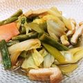 cocoりえ's cooksnap of when they made 子供も大好き☆白菜の煮びたし.
