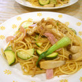 さるちゃんばなな's cooksnap of when they made なめたけと柚子胡椒の和風パスタ.