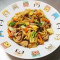 もぐ・ω・くま's cooksnap of when they made 焼きうどん☆生姜醤油味.