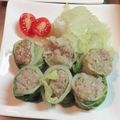 みっくみく★★'s cooksnap of when they made フライパンで簡単＊白菜シュウマイ♪.