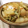 しじみごはん's cooksnap of when they made 手早く簡単☆大根とひき肉いんげんの煮物.