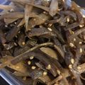 温人ママ's cooksnap of when they made ゴボウと板こんにゃくのきんぴら♪.