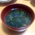 yahks's cooksnap of when they made ♥わかめとしじみのお味噌汁♥.