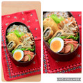runa10's cooksnap of when they made 子供に人気の焼きそば弁当♪.