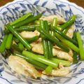 ジョングレ's cooksnap of when they made ピリ辛★ゆで鶏のにんにくの芽和え.