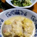 食いしん坊ハグ's cooksnap of when they made ホワイトチーズのロール白菜★豚こまでも♪.