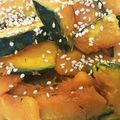 ☆ももクック☆'s cooksnap of when they made (薄味)かぼちゃの甘辛焼き(覚書).
