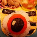 アブシンベル's cooksnap of when they made Happyキャラ弁*目玉おやじ*.