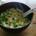 きーこー's cooksnap of when they made 簡単！たまごスープかけご飯.
