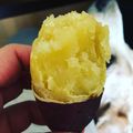 もどきちゃん's cooksnap of when they made レンチン3分グリル20分、ホクホク焼き芋.