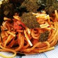 きむきむ姉やん's cooksnap of when they made シンプルパスタ(明太子・きのこ).