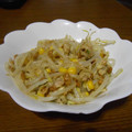 ramieru's cooksnap of when they made 餃子のタネで！簡単納豆&もやし炒め.