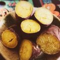 maruball's cooksnap of when they made 時短ホクホク♡レンジふかし芋♡蒸し焼き芋.