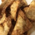 ぷるみき's cooksnap of when they made ツナマヨチーズはんぺんのワンタン包み揚げ.