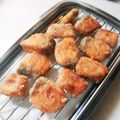 オアシス☆彡's cooksnap of when they made お刺身サーモンの唐揚げ♪.