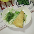 春桜満咲's cooksnap of when they made レンジで1分！あげと水菜の煮びたし.