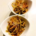 モモラッテ's cooksnap of when they made きんぴらごぼう.