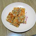 ﾏﾃｨｺ's cooksnap of when they made ごぼうで～味噌マヨチヂミ.