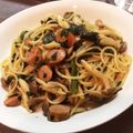 えむいー's cooksnap of when they made ✿ベーコンとほうれん草の和風パスタ✿.