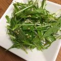 SKY☆LOV's cooksnap of when they made 水菜サラダのごま油和え.