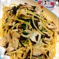 ゅぇっ's cooksnap of when they made 時短！塩昆布豚キャベツ和風パスタ.