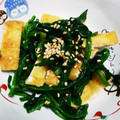 クックS3KLCL☆'s cooksnap of when they made ほうれん草と薄上げの和え物.
