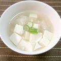 ヌーシ's cooksnap of when they made 木綿豆腐と蓮根団子のお吸い物.