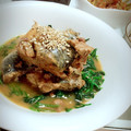 ころほし's cooksnap of when they made さばの味噌煮缶と葉野菜でお手軽おかず.