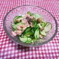 めみたん☆'s cooksnap of when they made ツナ・しめじときゅうりの酢の物♪.
