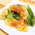 アイリッシュショコラ's cooksnap of when they made ☆トマトとレタスの卵炒め.