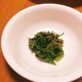 ﾄﾓｺｯｺ's cooksnap of when they made セリの胡麻味噌和え.