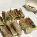 のりアイス's cooksnap of when they made 残った餃子の皮で豚肉ロール焼き.