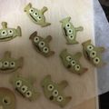 こなつ1313's cooksnap of when they made 抹茶香る♪エイリアンクッキー.