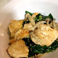 akipopc's cooksnap of when they made ほうれん草と鶏胸肉のオイマヨ炒め.