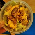 クックBNQ5PD☆'s cooksnap of when they made 残り物の野菜炒めでメキシコ風味オムレツ.