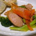 にゃぁくん's cooksnap of when they made レンジで簡単野菜炒め.