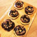 4boymm's cooksnap of when they made バレンタイン♡HMでチョコナッツドーナツ.