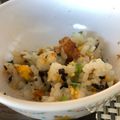 mizgone's cooksnap of when they made 【離乳食後期】野菜たっぷりしらす炒飯.