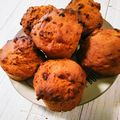 姉cafe's cooksnap of when they made ♡かぼちゃマフィン♡ゴロゴロちょこ入り.