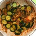 Ibaraking's cooksnap of when they made 簡単あえるだけ☆味わい豊かなオイキムチ.