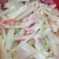 kopimama's cooksnap of when they made 大根とかにかまのマヨネーズサラダ.