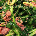 みどりのみかん's cooksnap of when they made 簡単 美味♪ほうれん草とコンビーフ炒め.