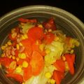 Kきくちゃん's cooksnap of when they made お鍋ひとつでカラフル♪春キャベツの蒸し煮.
