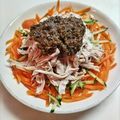 クックV5MDO7☆'s cooksnap of when they made 鶏胸肉で簡単に♪棒棒鶏＆手作りごまダレ.