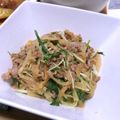 ♡ぴゅぴ♡'s cooksnap of when they made 洋風？　大根ひき肉水菜のマヨ醤油炒め.
