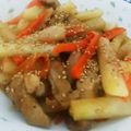 上昇気's cooksnap of when they made シャキシャキ大根と豚肉のオイスター炒め.