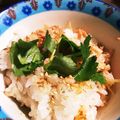 fumeme's cooksnap of when they made 焼き鮭と しょうがの炊き込みご飯.