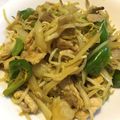 クックRJJ7XY☆'s cooksnap of when they made 豚肉＆もやし＆ピーマンのカレーソース炒め.